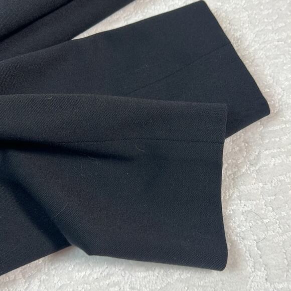 Vintage Gruppo Americano black wool blend black zip up collared fitted blazer 10 - Picture 12 of 12